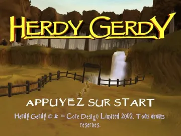 Herdy Gerdy screen shot title